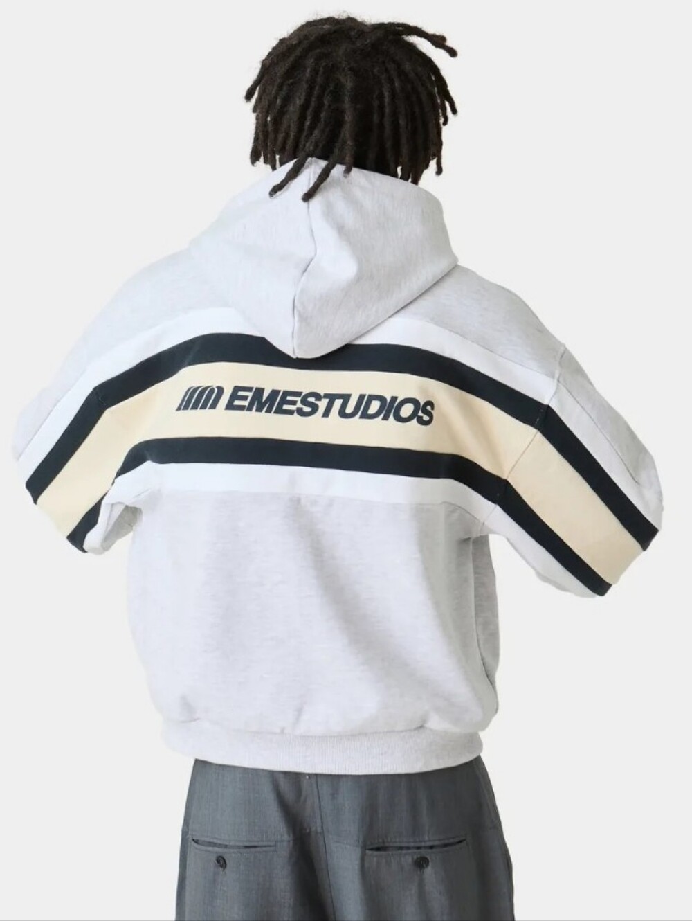 Emestudios Vanguard Heather Grey Oversized Hoodie